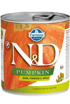 N&D DOG PUMPKIN Adult Boar & Apple 285g Farmina Pet Foods - N&D konzervy