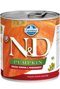 N&D DOG PUMPKIN Adult Chicken & Pomegranate 285g Farmina Pet Foods - N&D konzervy