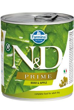 N&D DOG PRIME Adult Boar & Apple 285g Farmina Pet Foods - N&D konzervy