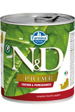 N&D DOG PRIME Puppy Chicken & Pomegranate 285g Farmina Pet Foods - N&D konzervy