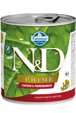 N&D DOG PRIME Adult Chicken & Pomegranate 285g Farmina Pet Foods - N&D konzervy
