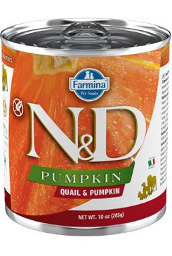N&D DOG PUMPKIN Adult Quail & Pumpkin 285g Farmina Pet Foods - N&D konzervy