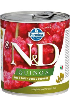 N&D DOG QUINOA Adult Duck & Coconut 285g Farmina Pet Foods - N&D konzervy