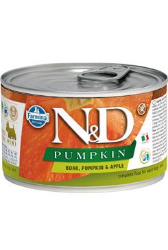 N&D DOG PUMPKIN Adult Boar & Apple Mini 140g Farmina Pet Foods - N&D konzervy