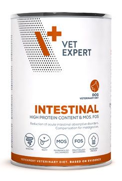 VetExpert VD 4T Intestinal Dog konzerva 400g Vet Planet Sp z o.o. - Vet Expert