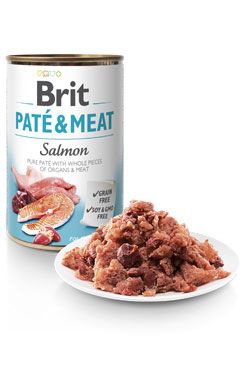 Brit Dog konz Paté & Meat Salmon 800g VAFO Carnilove Praha s.r.o.