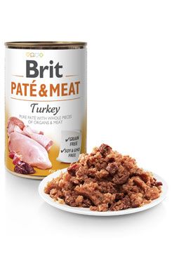 Brit Dog konz Paté & Meat Turkey 800g VAFO Carnilove Praha s.r.o.