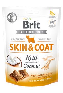 Brit Care Dog Functional Snack Skin&Coat Krill 150g VAFO Carnilove Praha s.r.o.