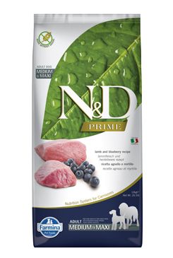 N&D PRIME DOG Adult M/L Lamb & Blueberry 12kg Farmina Pet Foods - N&D