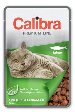 Calibra Cat kapsa Premium Sterilised Salmon 100g NOVIKO AH - Calibra Vlhké krmivo