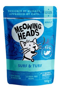 MEOWING HEADS Surf & Turf kapsička 100g Pet Food (UK) Ltd - WET