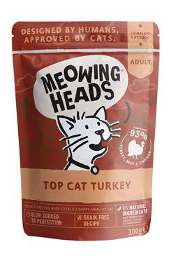 MEOWING HEADS Top Cat Turkey kapsička 100g Pet Food (UK) Ltd - WET
