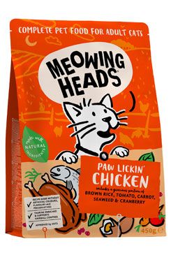 MEOWING HEADS Paw Lickin’ Chicken 450g Pet Food (UK) Ltd