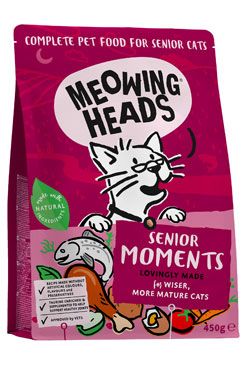 MEOWING HEADS Senior Moments NEW 450g Pet Food (UK) Ltd