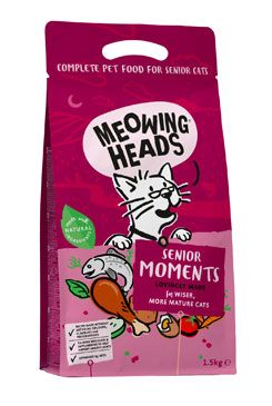 MEOWING HEADS Senior Moments NEW 1,5kg Pet Food (UK) Ltd