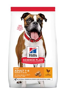Hill's Can.Dry SP Light Adult Medium Chicken 14kg Hill´s Pet Nutrition