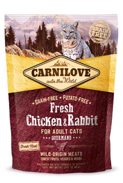 Carnilove Cat Fresh Chicken & Rabbit for Adult 400g VAFO Carnilove Praha s.r.o.