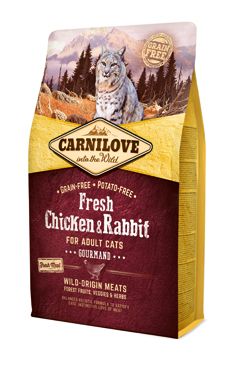 Carnilove Cat Fresh Chicken & Rabbit for Adult 2kg VAFO Carnilove Praha s.r.o.