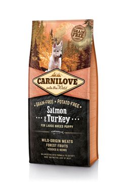 Carnilove Dog Salmon & Turkey for LB Puppies 12kg VAFO Carnilove Praha s.r.o.