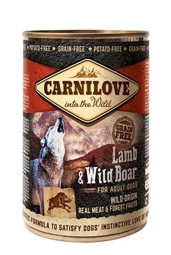 Carnilove Wild konz Meat Lamb & Wild Boar 400g VAFO Carnilove Praha s.r.o.