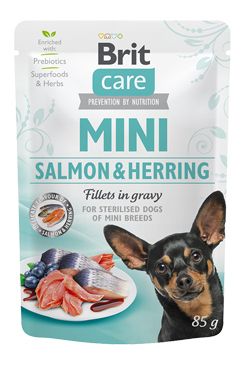 Brit Care Dog Mini Salmon&Herring steril fillets 85g VAFO Carnilove Praha s.r.o.