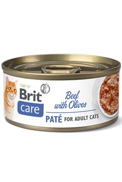 Brit Care Cat konz Paté Beef&Olives 70g VAFO Praha s.r.o.