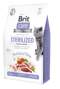 Brit Care Cat GF Sterilized Weight Control 2kg VAFO Brit Care Cat NEW Praha s.r.o.