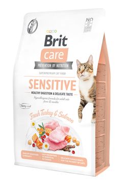 Brit Care Cat GF Sensit. Heal.Digest&Delic.Taste 2kg VAFO Brit Care Cat NEW Praha s.r.o.