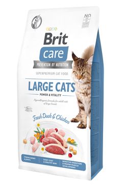 Brit Care Cat GF Large cats Power&Vitality 7kg VAFO Brit Care Cat NEW Praha s.r.o.