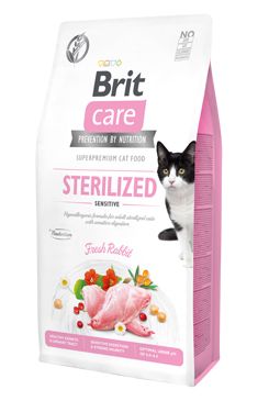 Brit Care Cat GF Sterilized Sensitive 7kg VAFO Brit Care Cat NEW Praha s.r.o.