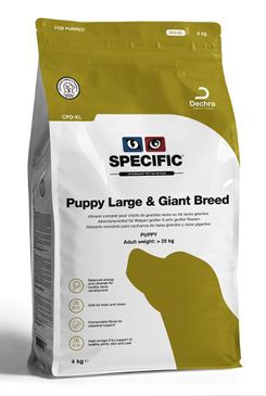 Specific CPD-XL Puppy Large & Giant Breed 4kg pes Dechra Veterinary Products A/S-Vet diets