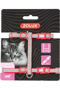 Postroj kočka SHINY nylon červený Zolux Zolux S.A.S.