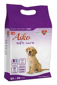 Podložka absorbční pro psy Aiko Soft Care 60x58cm 14ks NANTONG TRUESANE INDUSTR. MATERIALS CO