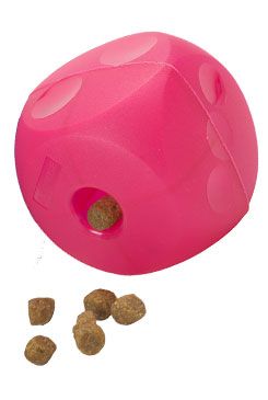Hračka pes BUSTER Soft Mini Cube purpurová 9cm KRUUSE