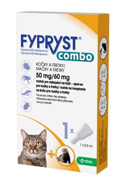 Fypryst combo spot-on 50/60mg kočka a fretka 1 pip KRKA