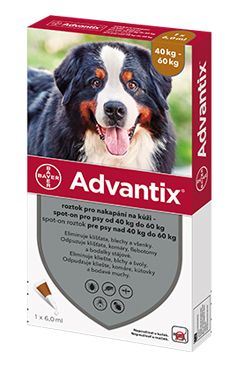 Advantix Spot On 1x6ml pro psy 40-60kg (1pipeta) BAYER Animal Health