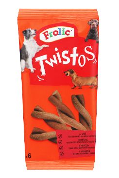 Frolic pochoutka Twistos 6ks s hovězím MARS, kom.spol.