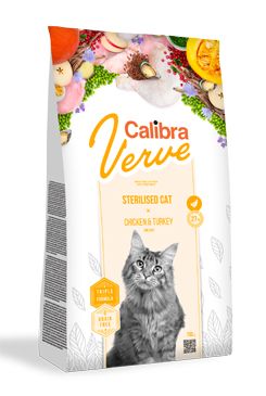 Calibra Cat Verve GF Sterilised Chicken&Turkey 750g Calibra Verve