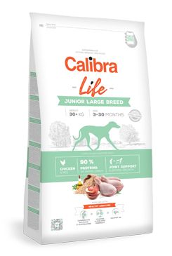 Calibra Dog Life Junior Large Breed Chicken 2x12kg Calibra Life