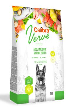 Calibra Dog Verve GF Adult M&L Salmon&Herring 12kg Calibra Verve