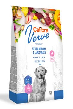 Calibra Dog Verve GF Senior M&L Chicken&Duck 2kg Calibra Verve