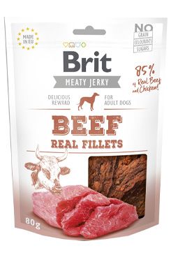 Brit Jerky Beef Fillets 80g VAFO Carnilove Praha s.r.o.