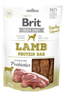 Brit Jerky Lamb Protein Bar 80g VAFO Carnilove Praha s.r.o.