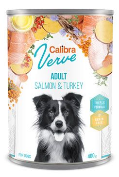 Calibra Dog Verve konz.GF Adult Salmon&Turkey 400g Calibra Verve