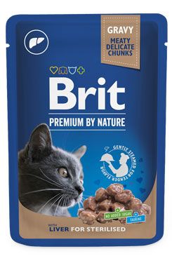 Brit Premium Cat kapsa Liver for Sterilised 100g VAFO Praha s.r.o.