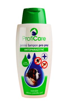 PROFICARE pes šampon antiparazitární s Tea Tree 300ml Q-PET