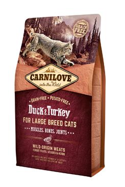 Carnilove Cat LB Duck&Turkey Muscles,Bones,Joints 2kg VAFO Carnilove Praha s.r.o.