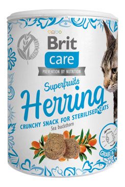 Brit Care Cat Snack Superfruits Herring 100g VAFO Praha s.r.o.