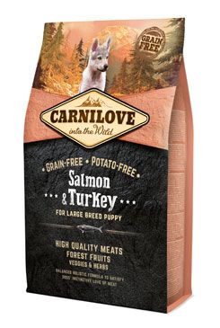 Carnilove Dog Salmon & Turkey for LB Puppies 4kg VAFO Carnilove Praha s.r.o.