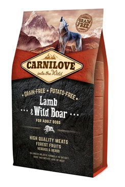 Carnilove Dog Lamb & Wild Boar for Adult 4kg VAFO Carnilove Praha s.r.o.